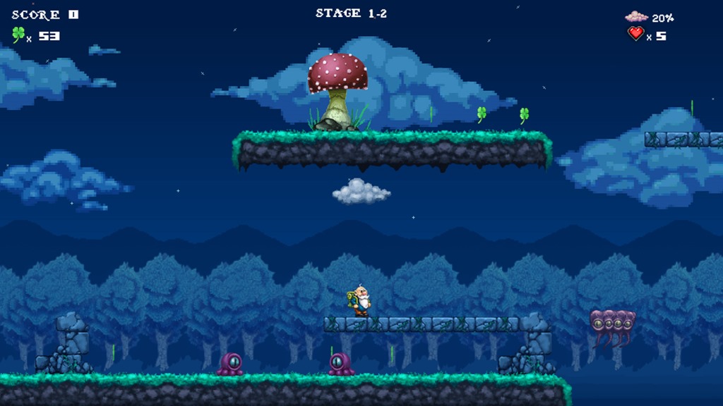 Indie Retro News The Adventure of a gnome unfortunate Platformer